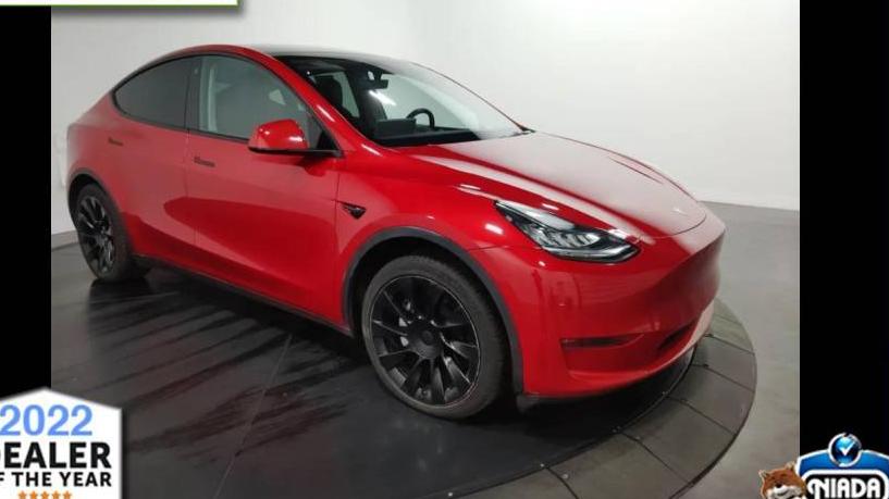 TESLA MODEL Y 2021 5YJYGDEE9MF259801 image